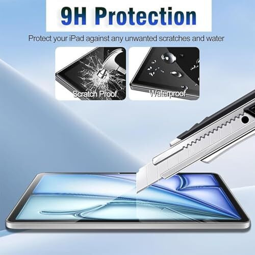 Spcore Premium Tempered Glass Screen Protector For Ipad Air 11 Inch M2 2024 / Ipad Air 11 Inch M3 2025 [Anti-Scratch] & [9H Surface Hardness] - Pack Of 1