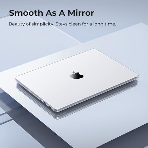 Eoocoo Case Compatible For New Macbook Pro 16 Inch M4 A3403 A3186 M3 A2991 M2 A2780 M1 A2485 Pro Max Chip With Touch Id, 2024-2021 Release, Plastic Hard Shell, Smooth Shiny Surface, Crystal Clear