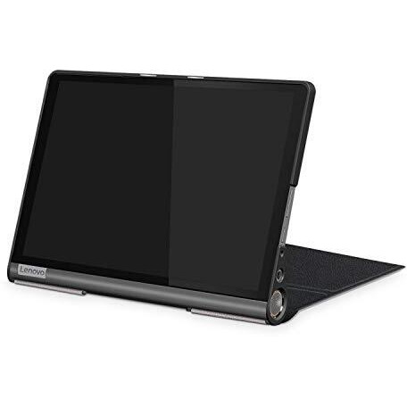 Proelite Pu Leather Flip Case Cover For Lenovo Yoga Smart Tab 10.1 Yt-X705X & Yt-X705F Tablet, Black