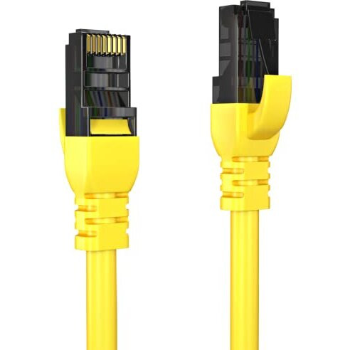 Genuinexer Cat6A Ethernet Cable / 550Mhz 10 Gbps Speed | Fluke Passed Lan Cord With Superior 26 Awg Bare Copper Core | Compatible For Laptop, Router, Ps5/4, Modem, Tv, Cctv & Xbox | 1 Meter