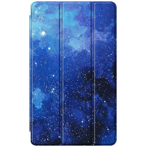 Proelite Cover For Samsung Galaxy Tab A9 Plus 11 Inch Case Cover, Smart Flip Case Cover For Samsung Galaxy Tab A9+ 11 Inch Translucent Back With Stylus Pen, Stars