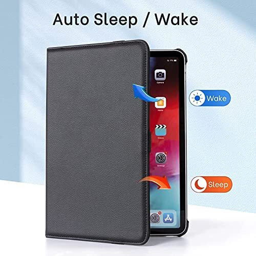 Proelite Cover For Apple Ipad (A16) 11Th/10Th Gen (2025/2022) Case Cover, 360 Rotatable Smart Flip Case Cover For Apple Ipad 11Th/10Th Generation 2025/2022 With Stylus Pen, Black
