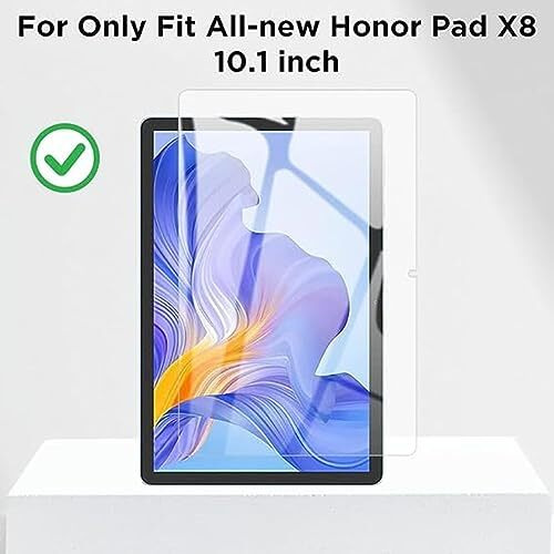 Youth Mobi Tempered Glass Screen Protector Compatible For Honor Pad X8 10.1 Inch Smartphone Scratch Resistant [Easy Installation] [Bubble Free] [1-Pack]
