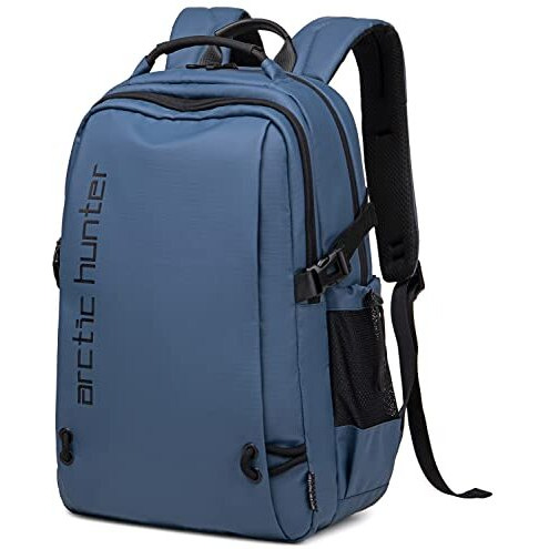 Arctic Hunter Laptop Backpack For Men Women 25L Lightweight Water-Resistant Casual Backpack 15.6-Inch Laptop Bag 5 Pockets Sleek For College Office Daypack, Blue