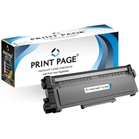 Print Page Tn-2365 Toner Cartridge Compatible For Printers Hl-L2321D, L2361Dn, L2366Dw, L2320D, Dcp-L2541Dw, L2520D, Mfc-L2701D, L2701Dw (Tn-2365 - 1 Pc)