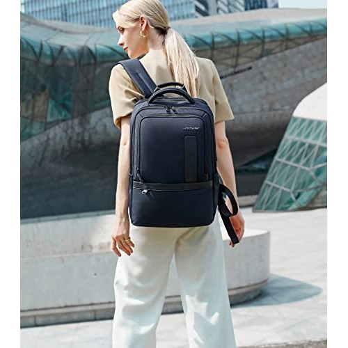 Arctic Hunter Business Backpack For Men Heavy Duty 27L Expanded Laptop Backpack For Upto 16-Inch Laptop 1680D Polyester Water-Resistant Usb & Type-C Port Padded Backpack For Office Travel,Blue