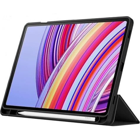 Proelite Cover For Redmi Pad Pro 12.1 Inch Cover, Soft Flexible Flip Case Cover For Redmi Pad Pro 12.1 Inch, Support Auto Sleep Wake, [Recoil Series] - Marble Purple