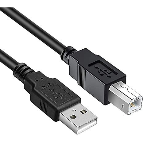 Fedus 1.5 Meter Usb Printer Cable, Usb A To Male To Usb B 2.0 Cable Cord Compatible With Printers, Scanner For Brother Dell, Hp, Epson, Canon, Lexmark, Xerox, Samsung, Epson-4.92 Feet