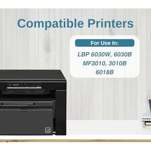 Print Page 925 Toner Cartridge Compatible For Printers Lbp 6030W , 6030B , 6018B, 3010B , Mf3010 (1 Pcs)