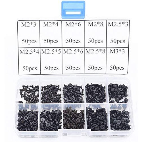 Fateh Laptop Notebook Computer Screw Set Kit 500 Pieces For Ibm Hp Dell Samsung Sony Toshiba Gateway Acer Lenovo