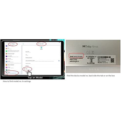 Proelite Sleek Smart Flip Case Cover For Lenovo Tab M10 Fhd 3Rd Gen 10.1 Inch, Black