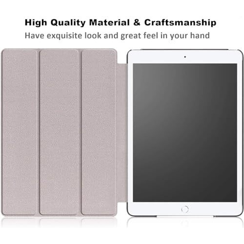 Proelite Cover For Apple Ipad 10.2 Inch Case Cover, Smart Flip Case Cover For Apple Ipad 10.2" 9Th Gen (2021) / 8Th Gen / 7Th Gen With Stylus Pen, Eiffel, Multicolor