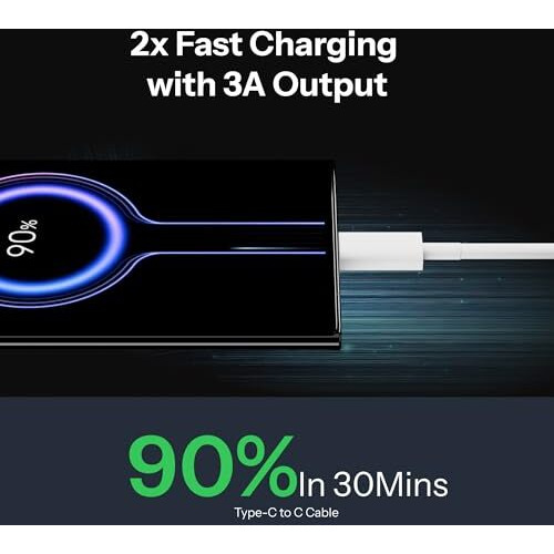 Basesailor 45W Usb Type C To C,1M Fast Charging Usb C Cable High Speed Data Transfer Compatible With Samsung Galaxy M35/M15/F15/A15/A14/M14/F14/M34/F34/A34/A54/S21 Fe/S22/S23/S24/S25 Plus Ultra,Tablet