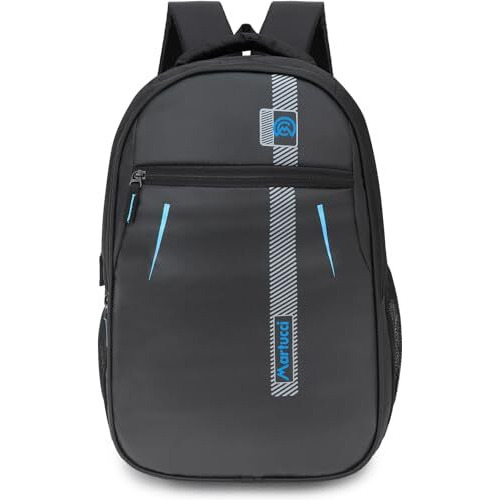 Martucci Hipe Large 35L Laptop Bag Backpack For Men And Women, Bags With 17.3 Inches Laptop Compartment With Rain Cover (Black)