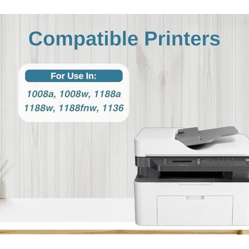 Print Page 166A Toner Cartridge Compatible For W1660A For Lj Printers 1008A, 1008W, 1188A, 1188W, 1188Fnw, 1136 (1 Pcs)