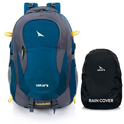 Lunar's Hammer Unisex 50L Laptop Bag | Water Resistant Office Bag For Man | Travel Bags For Men With 17.3-Inch Laptop/Macbook | Laptop Bags For Men Office Use With Rain Cover | Travel Backpack