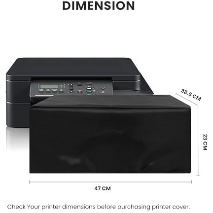Alifiya Dust Proof Washable Printer Cover For Brother Dcp-T420W / Dcp-T520W / Dcp-T510W All-In One Ink Tank Color - Black