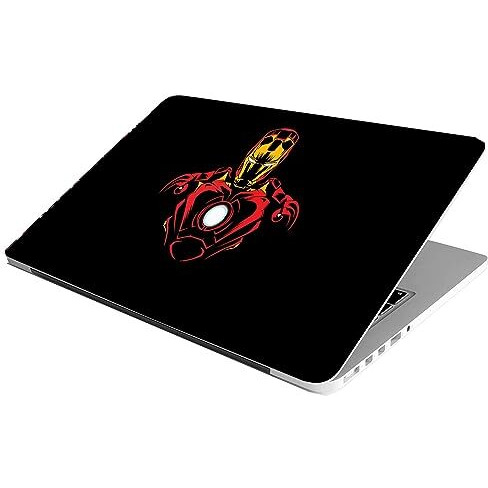 Anciary Full Laptop Skin Stickers Hd Quality Sticker For Laptops Upto 15.6" Compatible With Apple/Dell/Hp/Lenovo/Acer/Asus/Sony (Dustproof|Waterproof|Scratchproof|Reusable) - Iron Man Fl Eds1