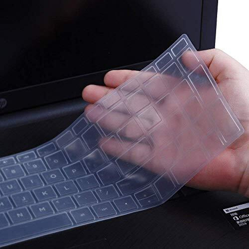 Saco Silicone Skin Laptop Keyboard Protector Cover Compatible For Hp 15S Gr Series 15S-Gr0009Au | 15S-Gr0010Au | 15S-Gr0011Au 15.6 Inch Laptop - Transparent