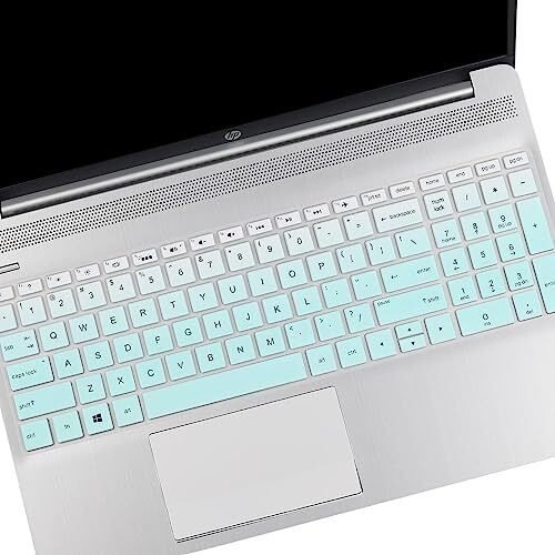 Vnj Accessories Keyboard Protector Silicone Skin Cover For Hp 15 Thin & Light 15.6-Inches Fhd Laptop Laptop (15S-Gr0010Au) - Gr Mint