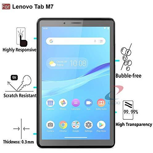 Cedo Lenovo Tab M7 (7 Inch) Tempered Glass | Screen Protector Clear Tempered Glass For Lenovo Tab M7 (7 Inch) Tb-7305 F/L/X