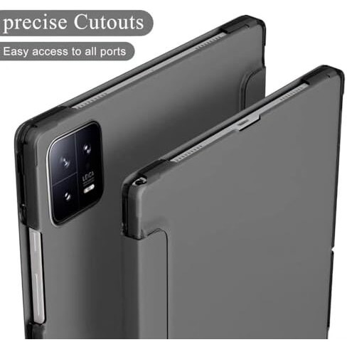 Proelite Cover For Xiaomi Mi Pad 6 Case Cover 11 Inch Flip Stand Cover With Transparent Back & Stylus Pen [Auto Sleep Wake Support], Marble Green
