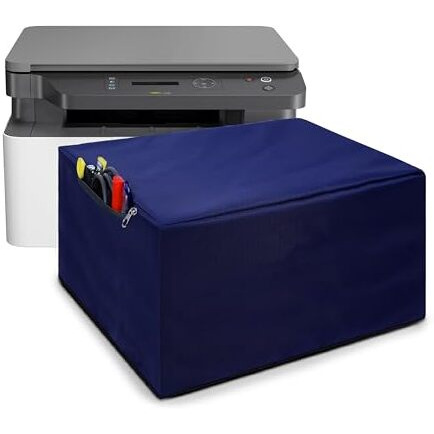 Alifiya Dust Proof Washable Printer Cover For Hp Mfp 136W / Mfp 1188W Multi-Function Wifi Monochrome Laser Color - Blue