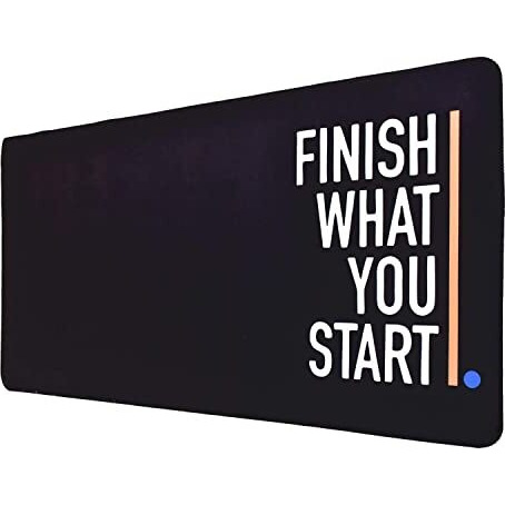Seagull Flight Of Fashion Large Extended Xxxl Gaming Mouse Pad With Non-Slip Rubber Base, Stitched Edge Mouse Mat For Laptop, Computer - 80 X 30 X 0.3 Cm - Finish What You Start