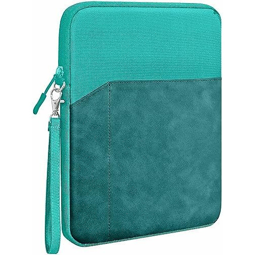 Proelite Polyester Tablet Sleeve Case Cover 12" To 13" For Apple Ipad Air 13/Pro 13/Pro 12.9 Samsung Galaxy Tab S7/S8/S9 Plus/S7/S9 Fe Plus 12.4", Lenovo Tab P12, Microsoft Surface Pro, Sea Green