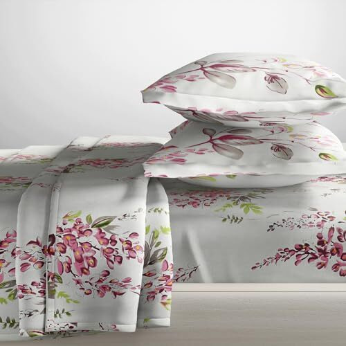 Haus & Kinder Bedsheet,100% Cotton Double Bed Bed Sheet, 186 Tc Pure Cotton Bedsheet For Queen Size Bed, Cotton Double Bedsheets With 2 Pillow Covers,Gfm