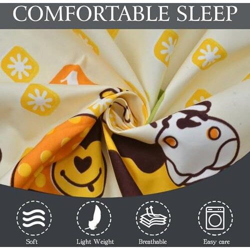 Fresh From Loom King Bedsheet For Double Bed|Microfiber Floral Design Bed Spread|Hypo-Allergenic Bedsheets/Bedcover|Wrinkle Free|Includes 2 Pillow Covers(Size-90X90 Inches|Yellow Color),144 Tc