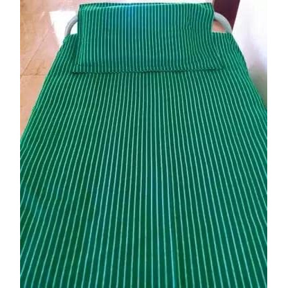 Ten Tex 1Set Hospital Bed Sheet Pillow Cover -Size, 60&quotX 90", 18&quotX 27", Cotton, Green
