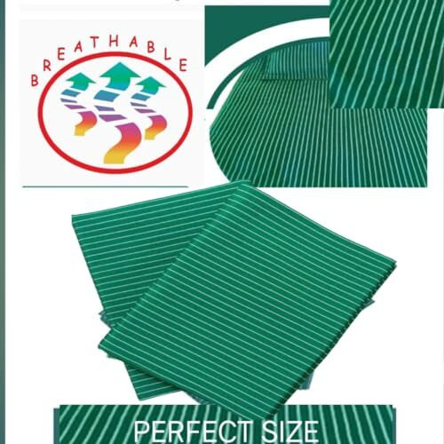 Ten Tex 1Set Hospital Bed Sheet Pillow Cover -Size, 60&quotX 90", 18&quotX 27", Cotton, Green