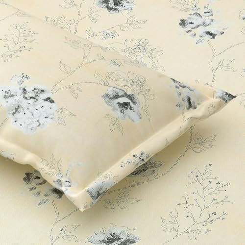 Plumora 100% Cotton Bed Sheet For King Size Bed, 1 King Size Bed Sheet (108X108 Inches) With 2 Pillow Covers, Premium 300 Tc Bedsheet For Double Bed King Size (Sunlit Grey, Super King)