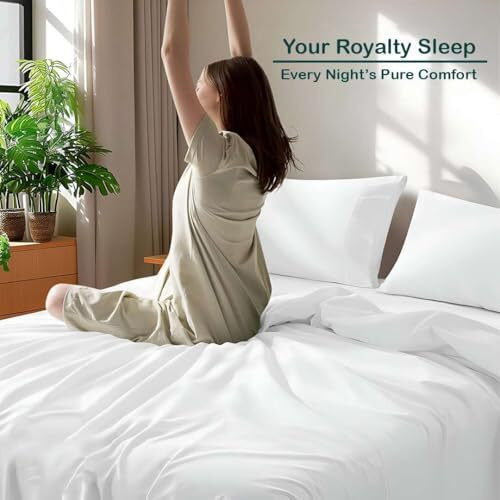 Bhoomi Impex 3 Pcs Cotton Bedsheet 400 Tc, Lightweight Super Soft, Wrinklefree Luxury 3 Pcs Cotton Bedsheet 400 Tc With 2 Pillow Covers, White King - 102X108