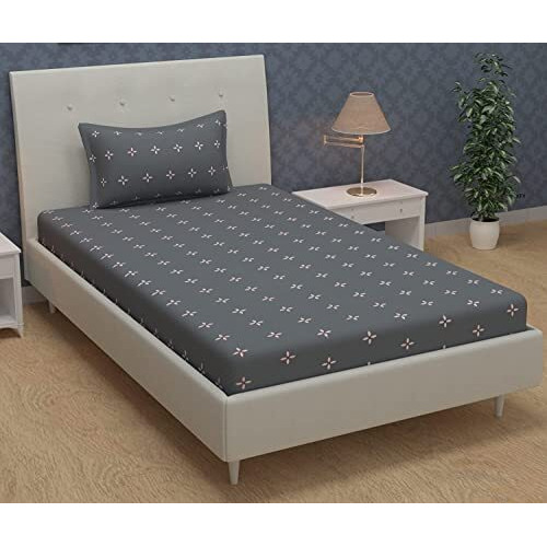 Amazon Brand  Umi Super Soft Brushed Microfiber Cotton Single Bedsheet With Pillow Cover,Bedsheet 60X90(Inches) Pillow Cover 17X27(Inches) Bedsheet For Single Bed,Gift Fort Occasions