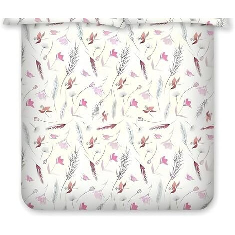 Bombay Dyeing King Size Bedsheet Cotton, 180 Tc - Premium Cotton, Experience Premium Vintage Collection, With 2 Pillow Covers - Vk02 (Pink)