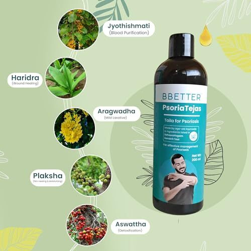 Bbetter Psoria Tejas - Oil For Skin Health Management | Made By Age Old Ayurveda