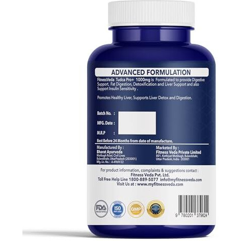 Tudca 1000 Mg Liver Supplement With Milk Thistle | Bile Salt - (Pack Of 1)