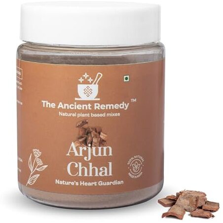 The Ancient Remedy Arjun Chaal Power 110Gm, 100% Natural & Pure Herbal Arjun Ki Chaal Powder For Men & Women Supports Heart Health, Promotes Good Cholesterol, Arjuna Powder Pack 1