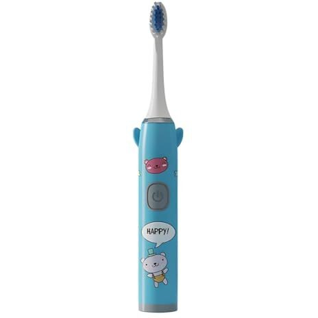 Children's Electric Toothbrush With Cartoon Characters, Soft Bristles Battery Operated Kids Cartoonic Vibrating/Oscillating Toothbrush For Cleaning The Teeth