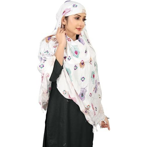 Vasttram Women's Soft Stylish Reyon Cotton Scarf Cum Mask Usable For Head Cover For Girls Driver Anti Pollution Full Face Cover With Uv Sun Rays Protection