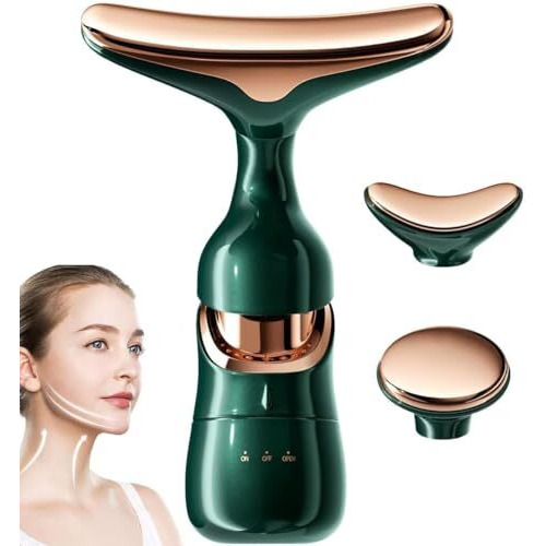 Onlyu Face Slimming And Uplift Wand, 3-In-1 Beauty Massager For Face And Neck, Facial Massager For Skin Care, Thermal And Vibration Technologies For Skin Care Improve Glowing Skin, Smooth And Tightening Skin