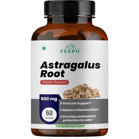 Zespo Astragalus Root Extract - Natural Immune System Support, Energy Boost & Overall Wellness For Optimal Health & Vitality