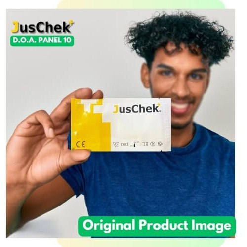 Juschek Doa 10 Panel Urine Drug Test Kit (Pack Of 5 Tests)
