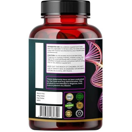 Humming Herbs Nmn Pure Supplement 1000Mg  Nicotinamide Mononucleotide For Cellular Energy, Dna Repair & Longevity  90 Capsules