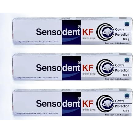 Sensodent Kf Cavity Protection Toothpaste 125Gm (Pack Of 3)