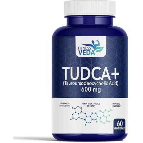 Fitnessveda Tudca 600 Mg - Liver Detox Supplement (Pack Of 1)