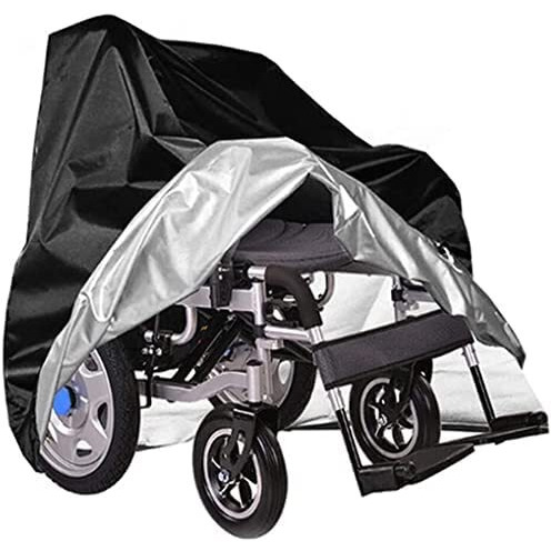 Mutmain Wheelchair Cover Waterproof Electric And Normal Wheel Chair Cover/Bag Indoor & Outdoor Protector From Dust, Dirt, Snow, Rain, Sun Rays (35 * 28 * 35 Inches)(Wcc-Black)