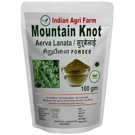 Iagrifarm Mountain Knot Powder - 100 Gram - Sirupeelai/Kondapindi/Paashanbheda Powder
